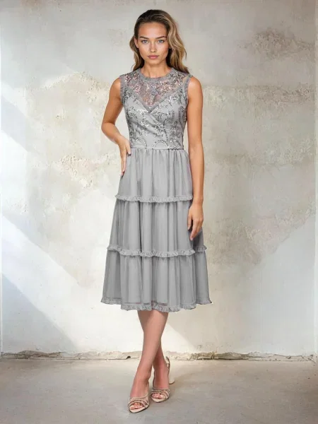 Rochie Edoti gri