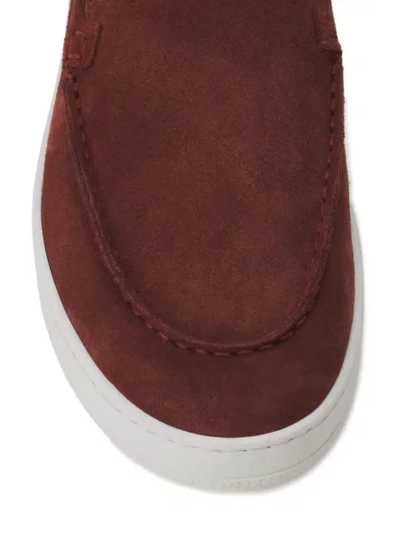 Sneakerși Lanvin din piele de căprioară maro