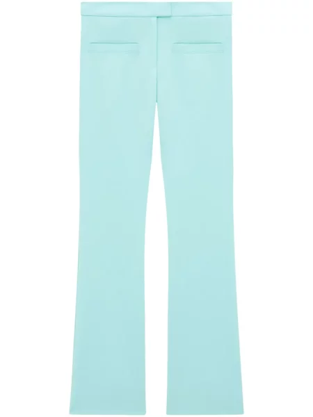 Pantaloni Courreges cu talie joasă albastru