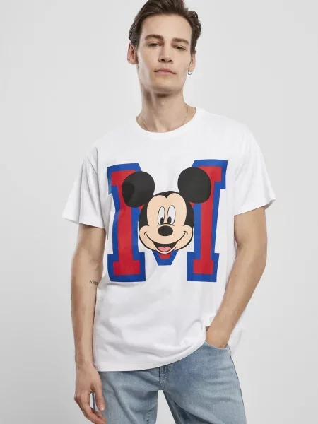 Mister Tee Majica Mickey Mouse mešane barve bela