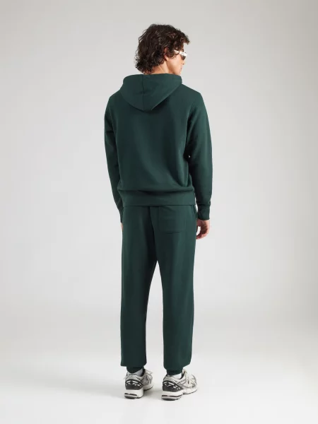JACK & JONES Mikina JJESOHO tmavozelená biela