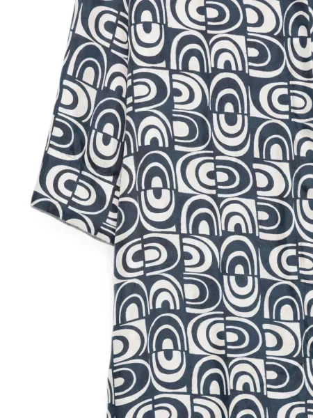 Raštuota midi suknelė 's Max Mara mėlyna