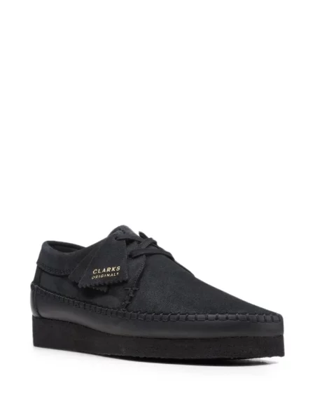 Обувки в стил дерби Clarks Originals с връзки с дантела сиво