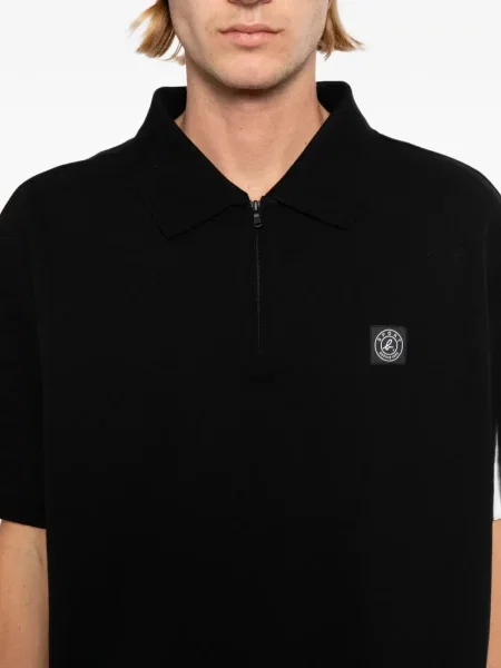 Polo majica Sport B. By Agnès B. s autogramom crna