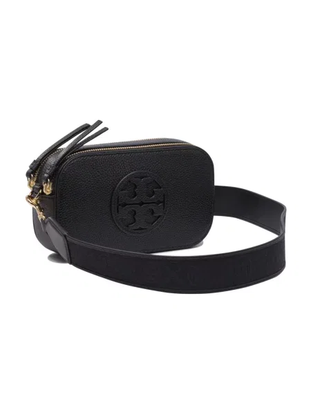 Torebka crossbody Tory Burch skórzana biznesowa czarna
