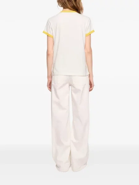 Tricou Zadig&voltaire cu imagine alb