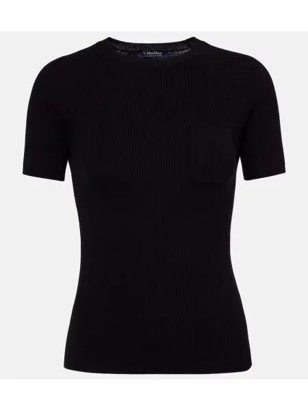 Top 's Max Mara tricotate negru