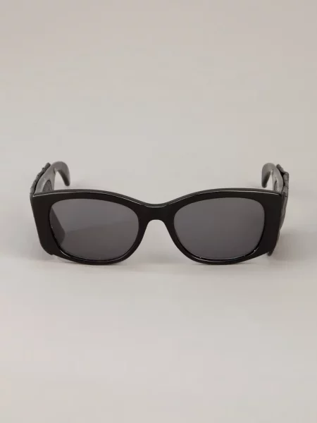 Retro sluneční brýle Chanel Pre-owned černé