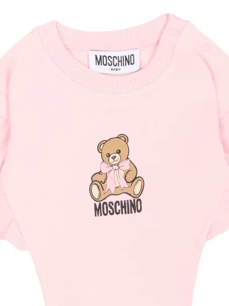 Sweter dziecięcy Moschino różowy