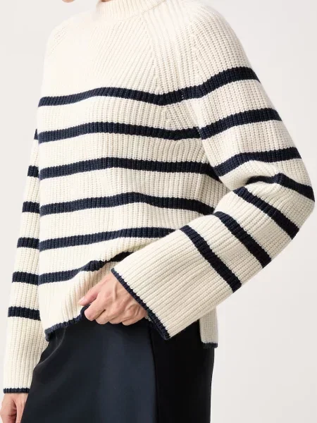 Levi's пуловер дамски с вълна FRIDA WOOL CREWNECK бежово