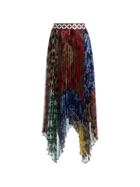 Fustă midi Alice + Olivia roșu
