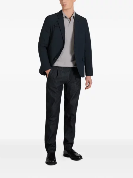 Scurt tricou polo Slowear gri