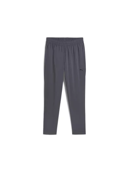 PUMA tkane spodnie TAD ESSENTIALS o zwężanym kroju Akcesoria S szary