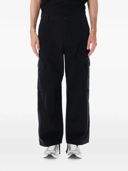 Pantaloni cargo Carhartt Wip cu autograf negru
