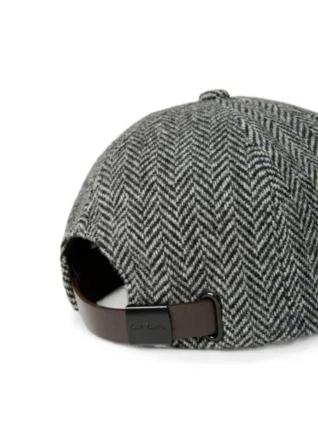 Șapcă Paul Smith din tweed gri