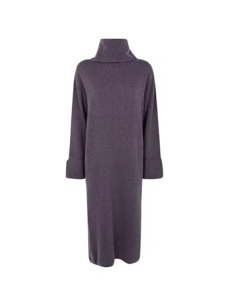 Rochie midi Liviana Conti din cașmir violet