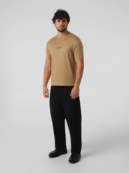 Футболка Emporio Armani бежевий