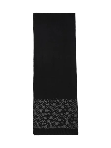 GUESS Fular / argintiu negru