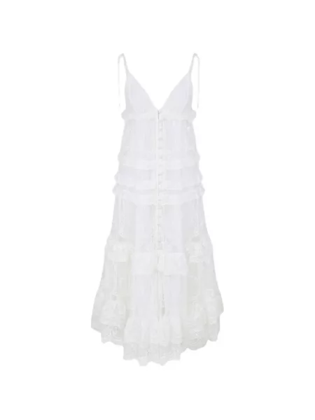 Rochie midi Zimmermann alb