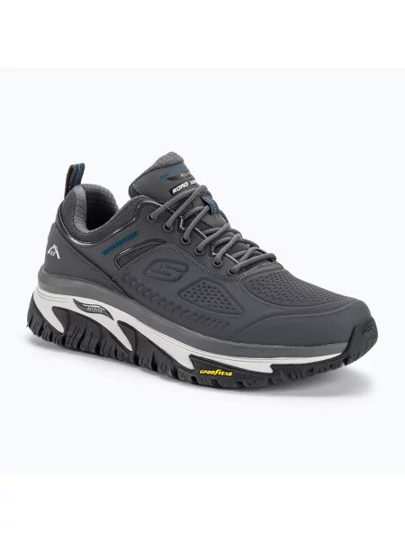 Pantofi de trekking pentru bărbați SKECHERS Arch Fit Road Walker Recon cărbune