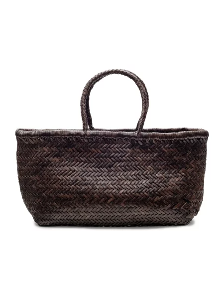 Torba plażowa Dragon Diffusion skórzana brązowa