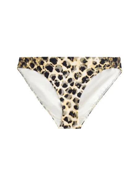 Next Slip costum de baie bej / gri piatră / negru alb