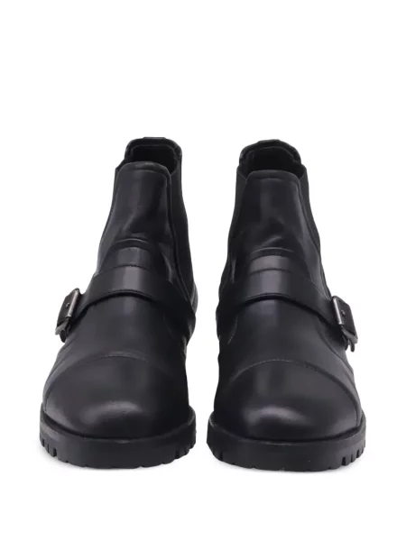 Členkové čižmy Manolo Blahnik čierna