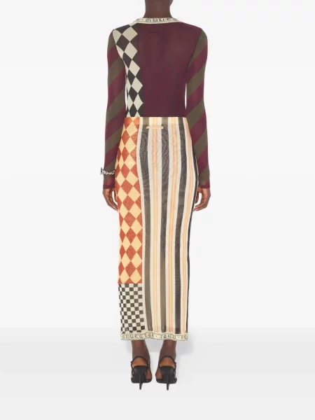 Fusta maxi Jean Paul Gaultier cu imagine