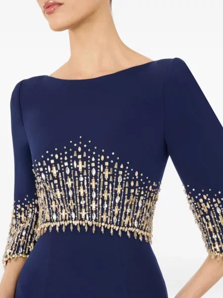 Rochie maxi Jenny Packham de costum albastru