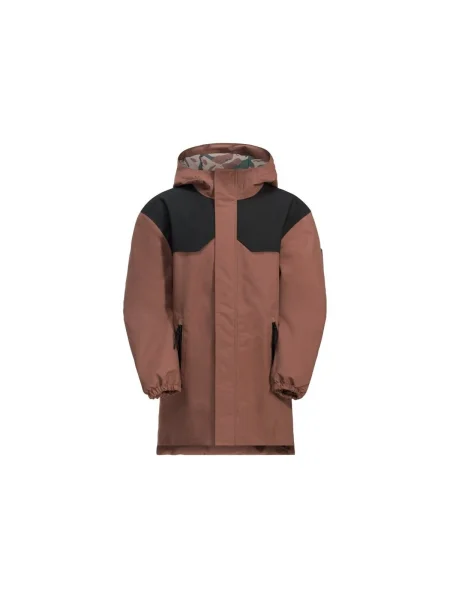 Geacă copii Jack Wolfskin maro