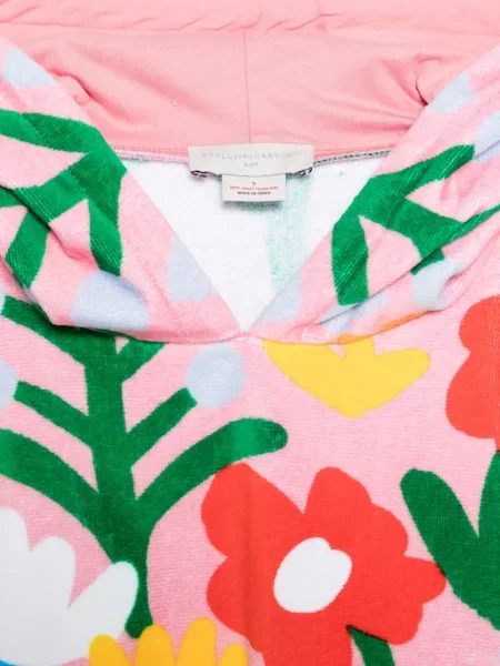 Dětské pončo Stella Mccartney růžové