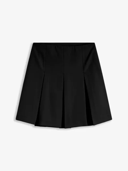 Plisowana spódnica mini czarna