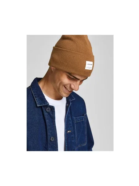 Căciulă Jack & Jones tricotate maro