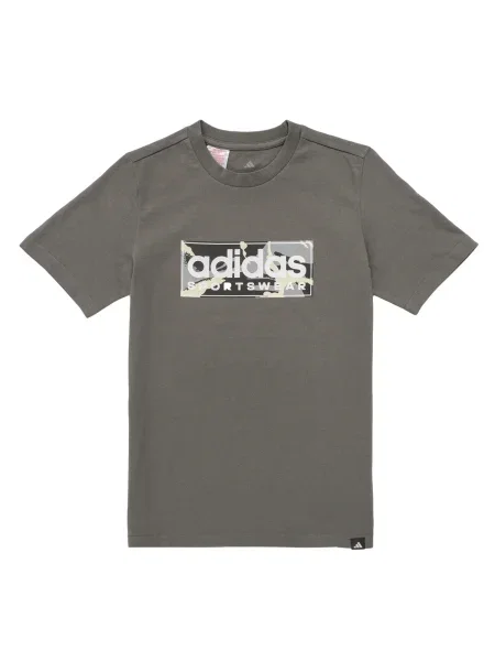 Tričko Adidas sivá