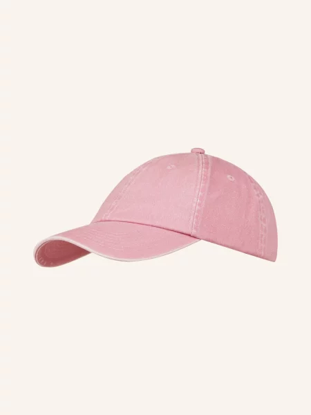 Samsøe Samsøe Czapka Z Daszkiem pink różowa