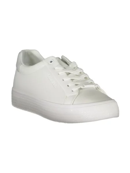 Sneakersy Calvin Klein skórzane białe
