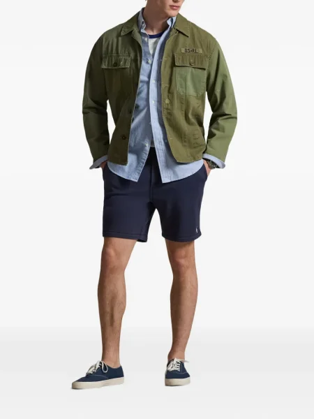 Czapka z daszkiem Polo Ralph Lauren w kratkę z twillu biznesowa niebieska