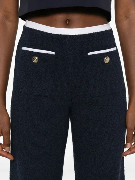 Pantaloni Maje din tweed albastru