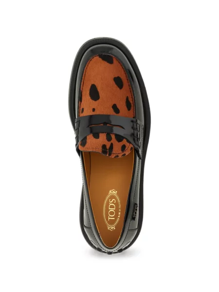 Loafers Tod's με σχέδιο μαύρο