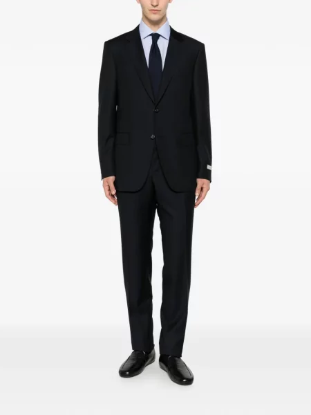 Costum Canali cu rever albastru