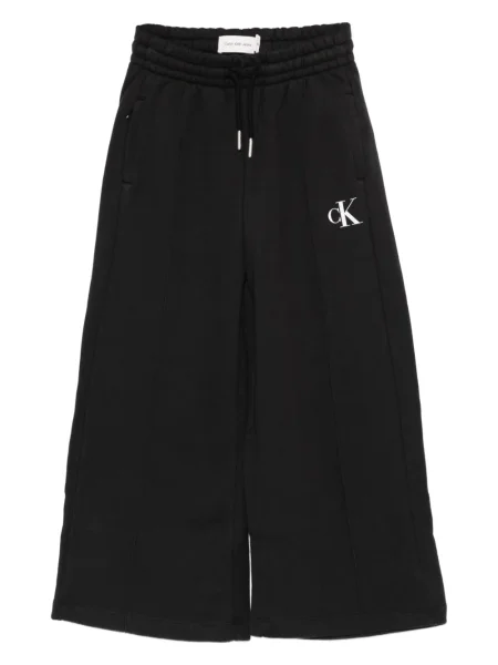 Dětské kalhoty Calvin Klein černé