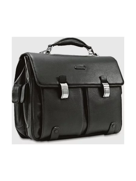 Torba na laptopa Piquadro czarna