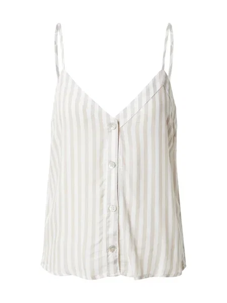 Hailys Bluză Malina bej / alb natural