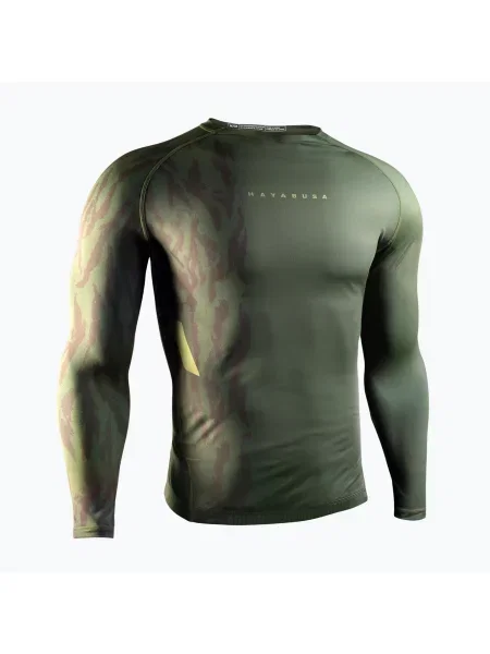 Tricou cu mânecă lungă Hayabusa cu mâneci lungi verde