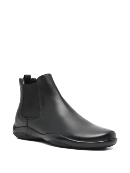 Botine Prada din piele negru