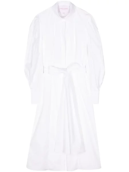 Rochie tip cămașă Carolina Herrera alb