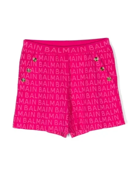 Szorty dziecięce Balmain różowe