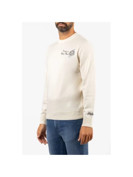 Sweter Saint Barth wełniany beżowy