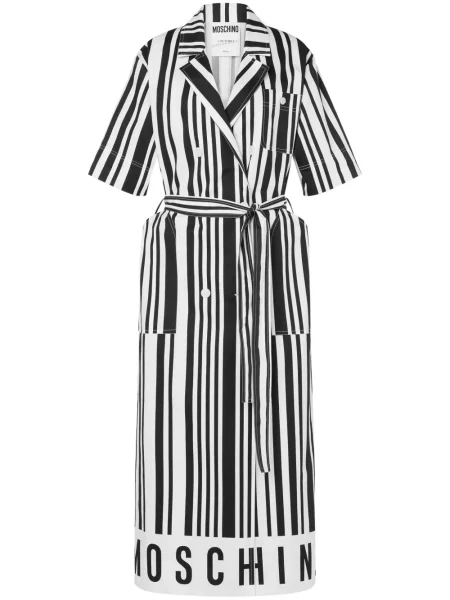 Rochie Moschino cu imagine de costum alb