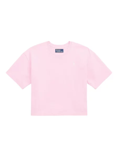 Tricou Polo Ralph Lauren cu broderie de costum cu dungi alb